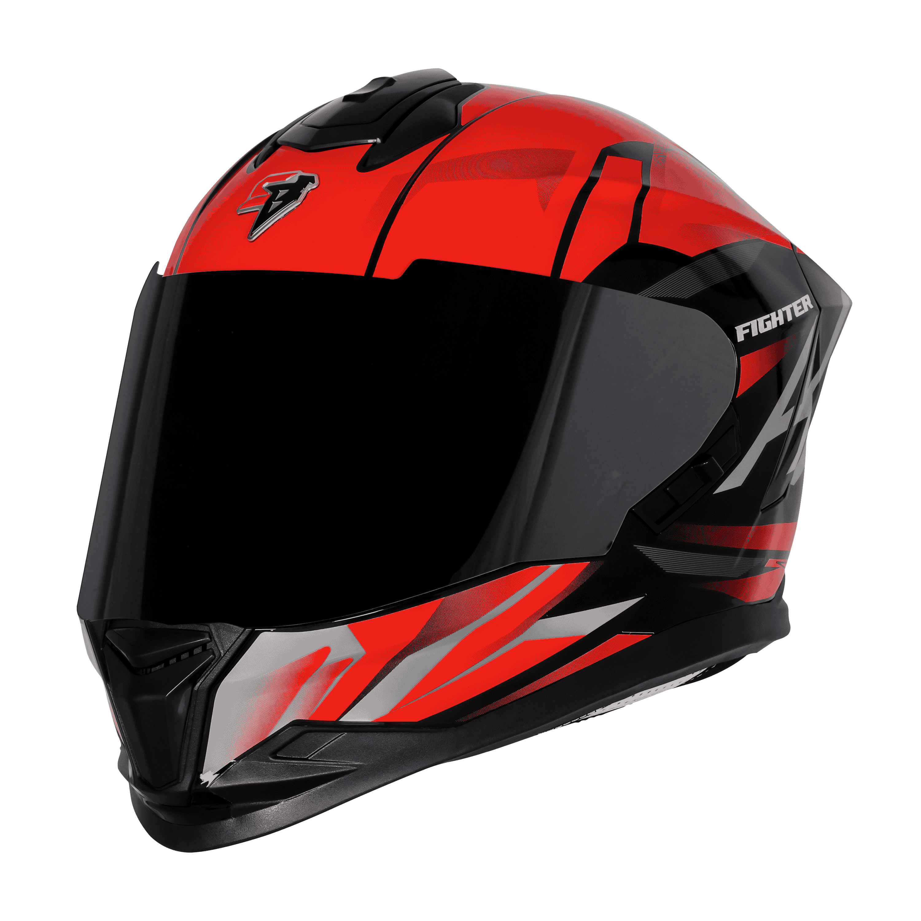 SBH-57 ISS FIGHTER F4 GLOSSY BLACK WITH RED